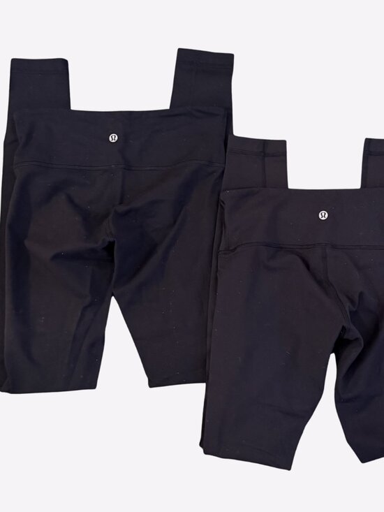 lululemon athletica Pants - Bundle of 2 Lululemon Black Leggings Wunder Train Womens Sz 4 Low Rise Yoga